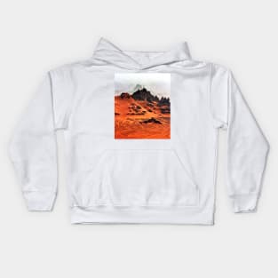 Cool Red Desert Sands Gift For family &amp; Best Frend Kids Hoodie